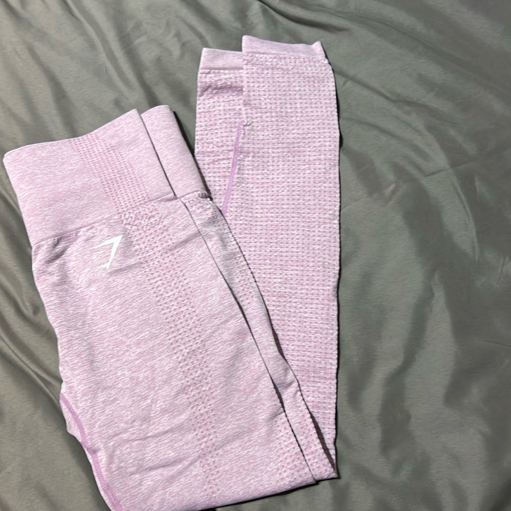 Gymshark leggings. Pink, seamless, contour butt.  Size S